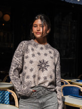 PULL IMPRIMÉ BANDANA - SABLE