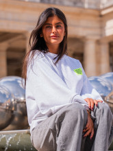 SWEAT GRIS CHINÉ - LIFE ISN'T PERFECT BUT YOUR OUTFIT CAN BE– YAËLLI PARIS