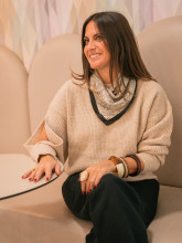 pull avec foulard