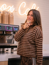 cardigan chocolat