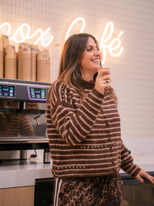 cardigan chocolat