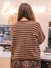 cardigan chocolat