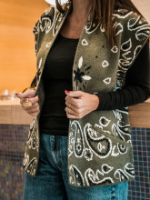 gilet kaki
