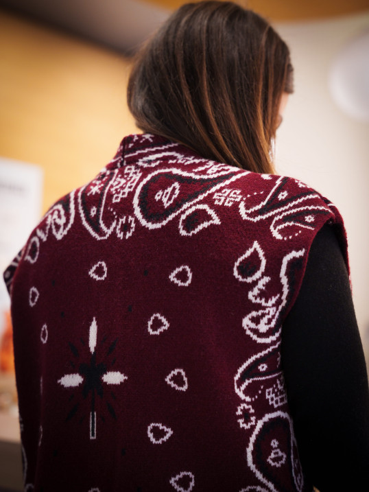 gilet bordeaux