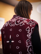 gilet bordeaux