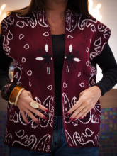 gilet bordeaux