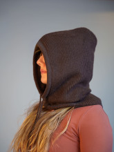 Cagoule Chocolat | Accessoire d’Hiver Naturel & Élégant – Yaëlli Paris